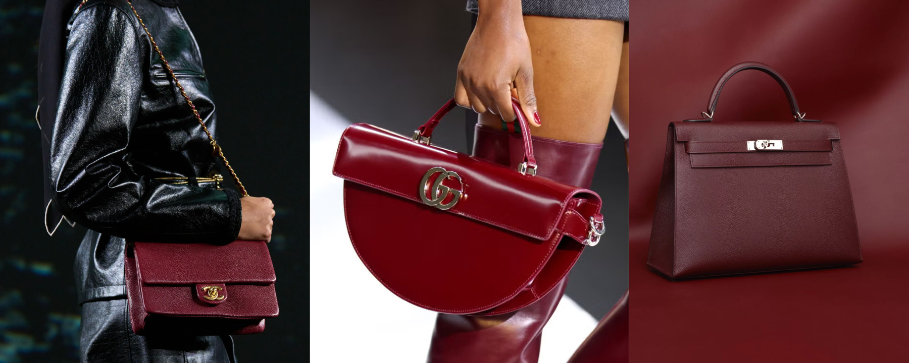 Our Favorite Burgundy Red Bags