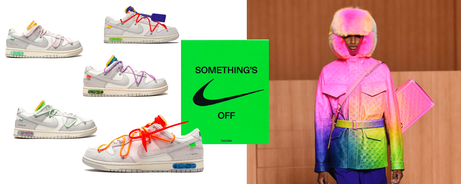 Off White Nike Limited Edition / Virgil Abloh Table Book / Nike Icons / Virgil Abloh Louis Vuitton collectsion / Virgil Abloh British Fashion Awards