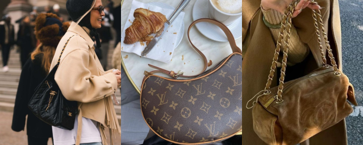 Timeless bag colours Black Beige Brown Chanel Louis Vuitton
