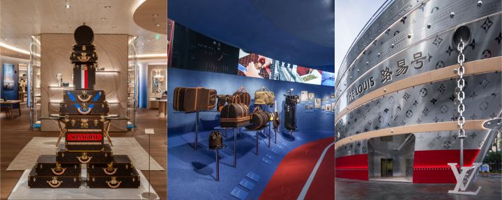 The Louis Boat-shaped Store Shanghai Louis Vuitton Exclusive Pop-up