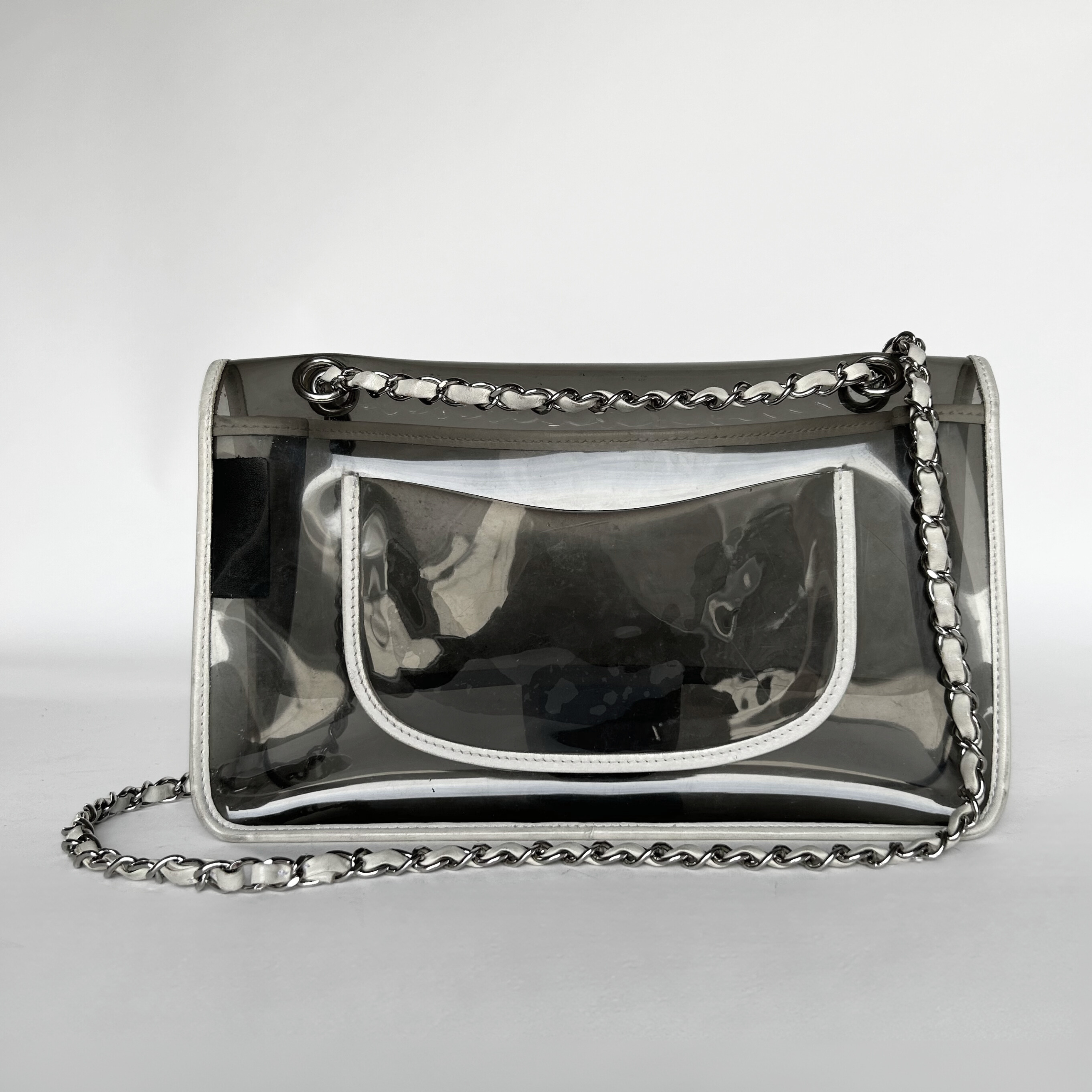 Chanel IG SALE: Chanel Heart CC Flap Bag Vinyl &amp; Lambskin Leather (Limited Edition) - Shoulder bags - Etoile Luxury Vintage