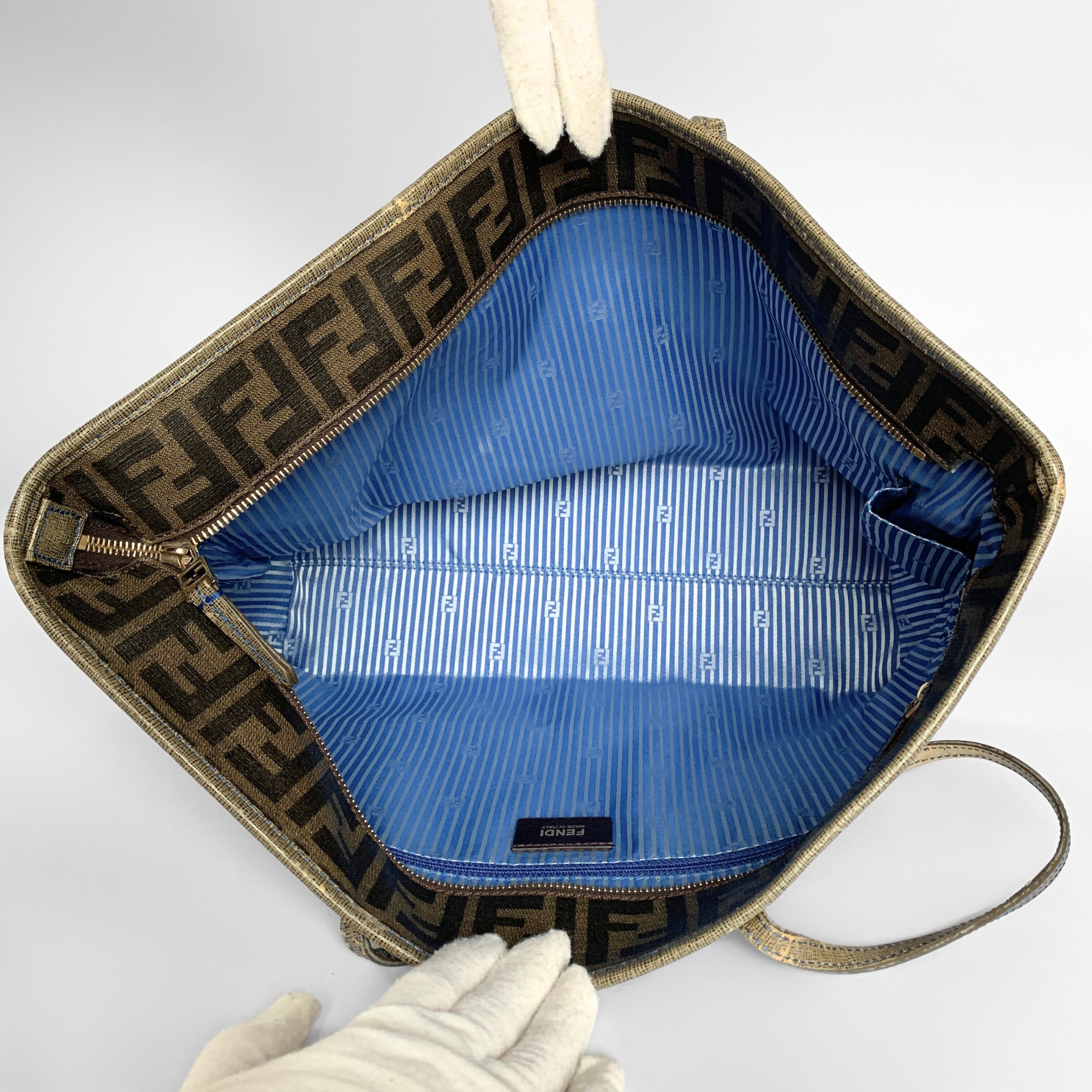 Fendi Fendi Shopper Zucca Canvas - Shoulder bags - Etoile Luxury Vintage