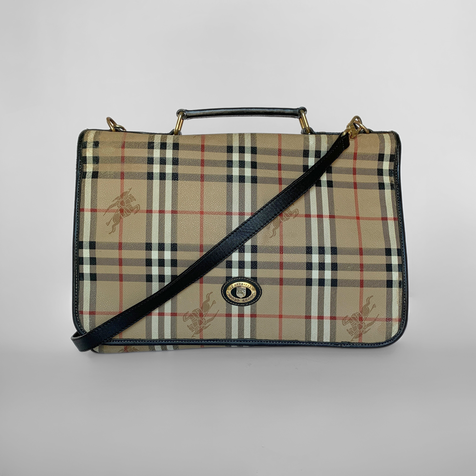 Burberry Burberry Tote Bag Monogram Canvas - Crossbody bags - Etoile Luxury Vintage