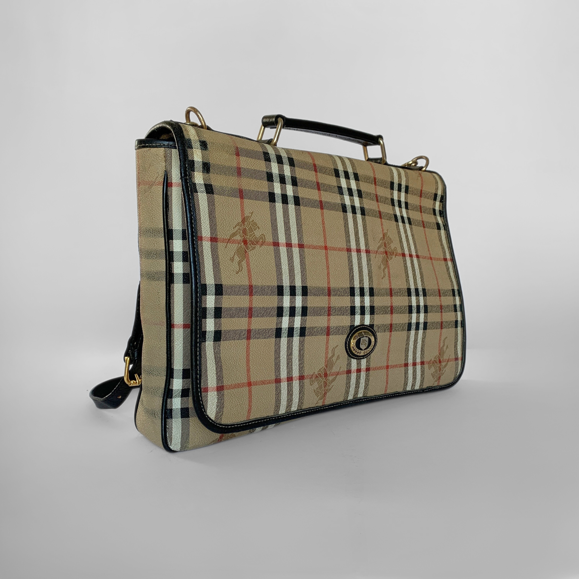 Burberry Burberry Tote Bag Monogram Canvas - Crossbody bags - Etoile Luxury Vintage