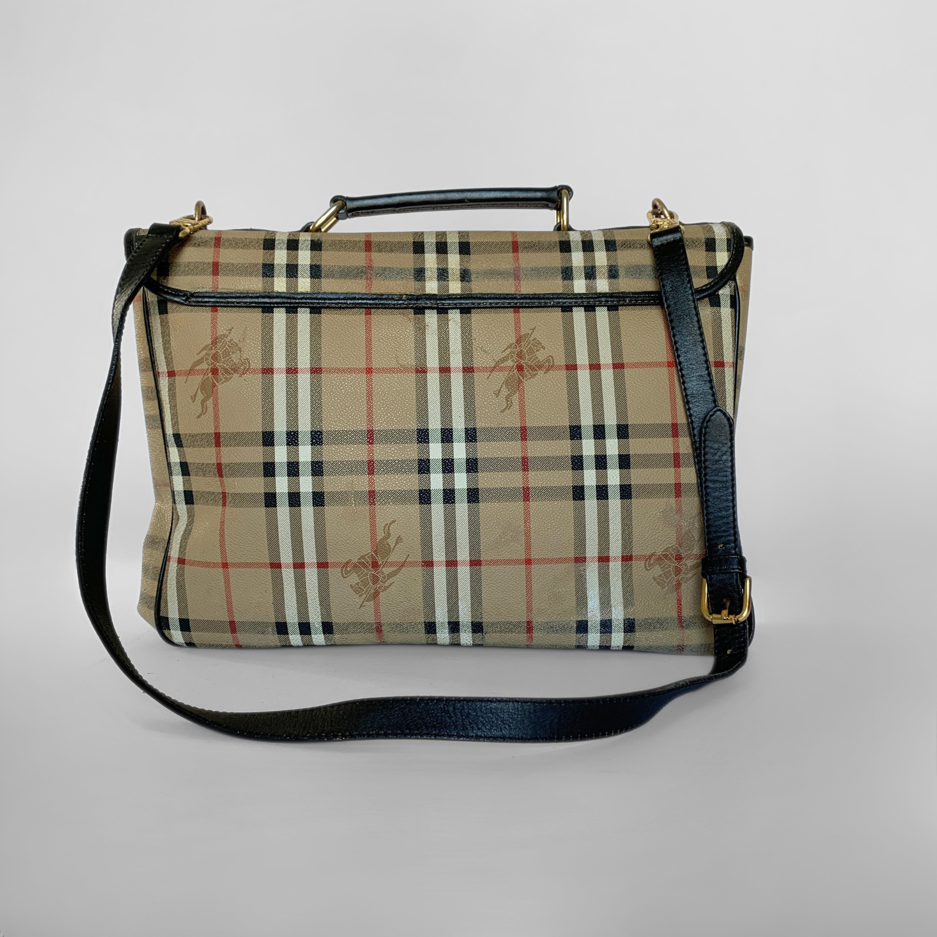 Burberry Burberry Tote Bag Monogram Canvas - Crossbody bags - Etoile Luxury Vintage