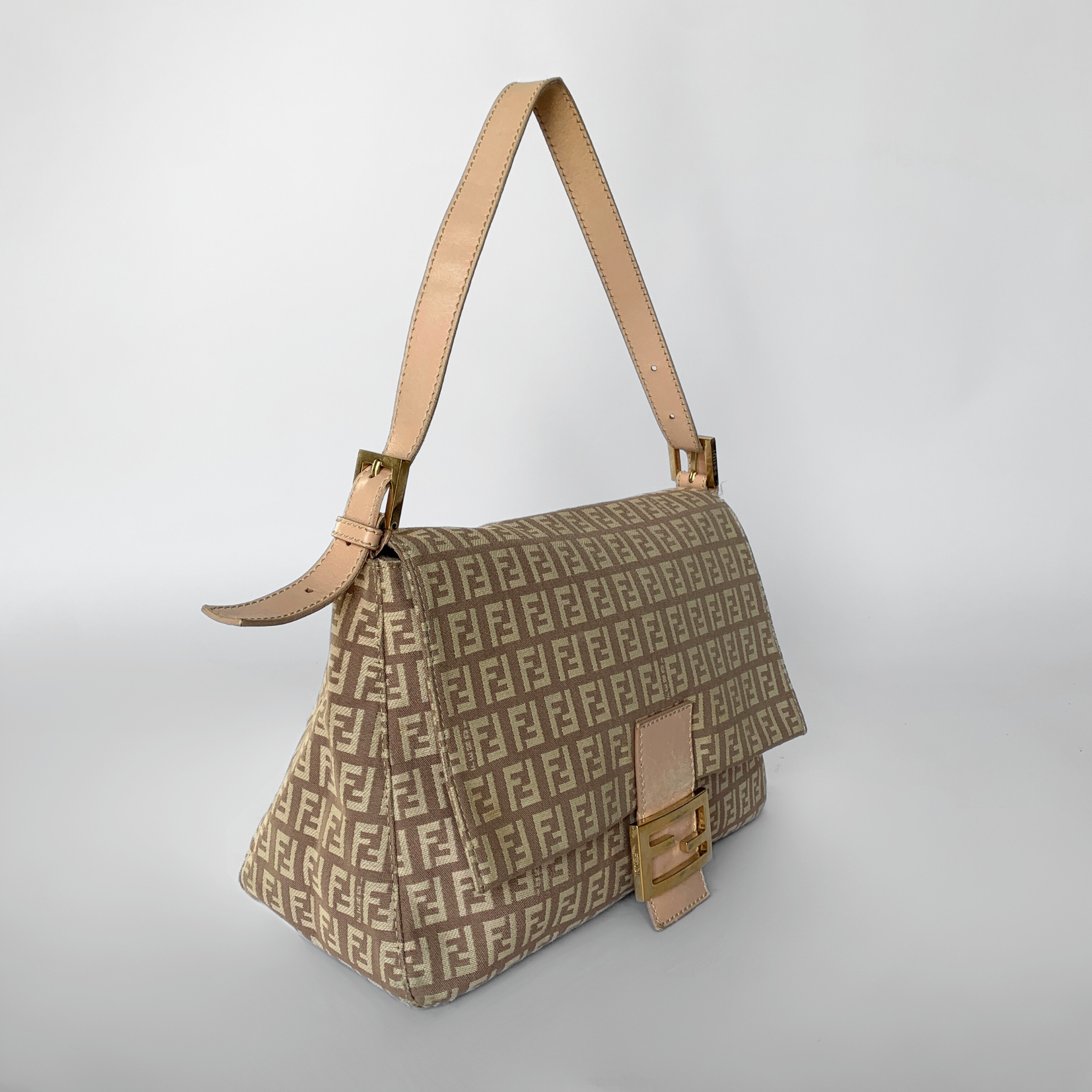 Fendi LS: Fendi Pochette Mamma Zucca Canvas - Shoulder bags - Etoile Luxury Vintage