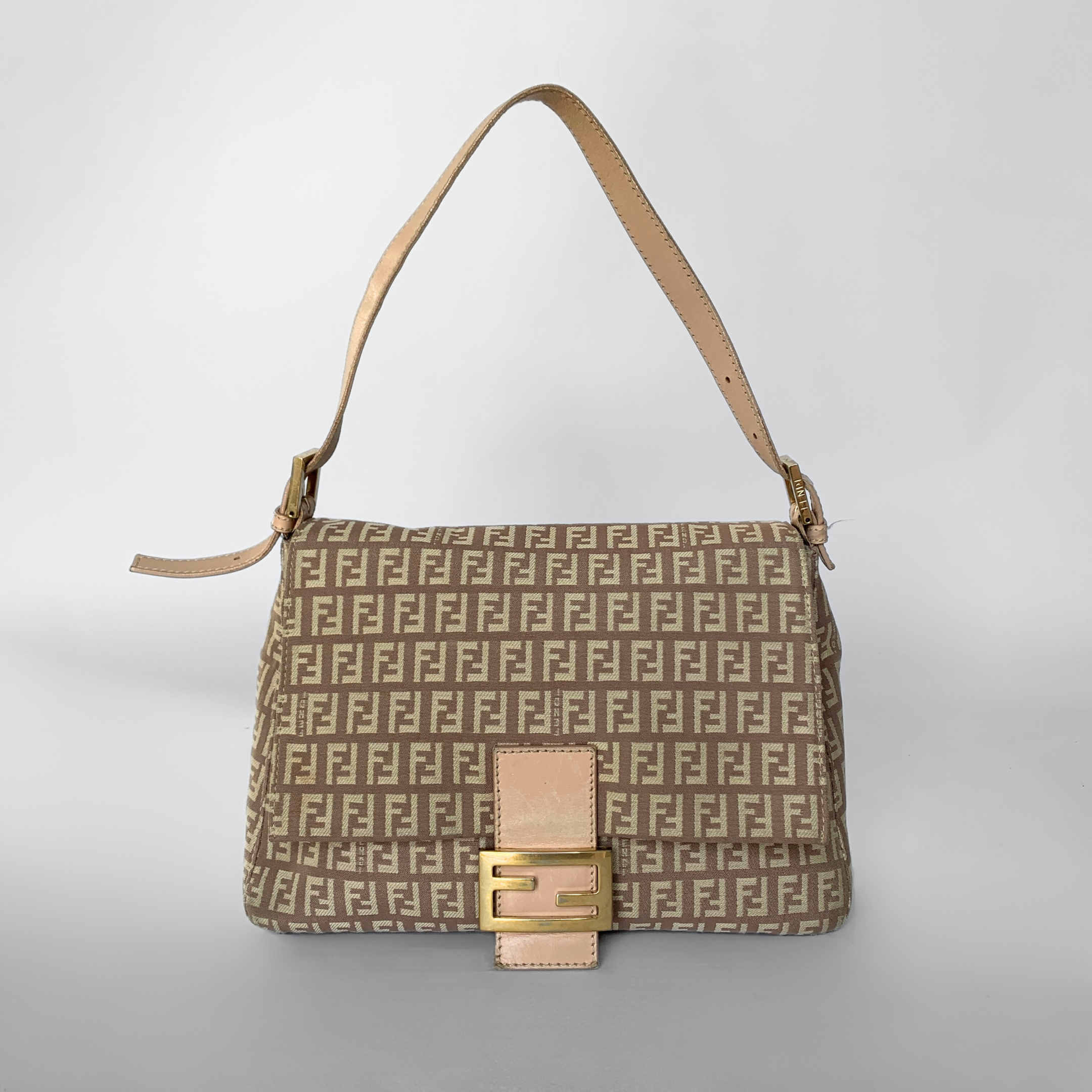 Fendi LS: Fendi Pochette Mamma Zucca Canvas - Shoulder bags - Etoile Luxury Vintage