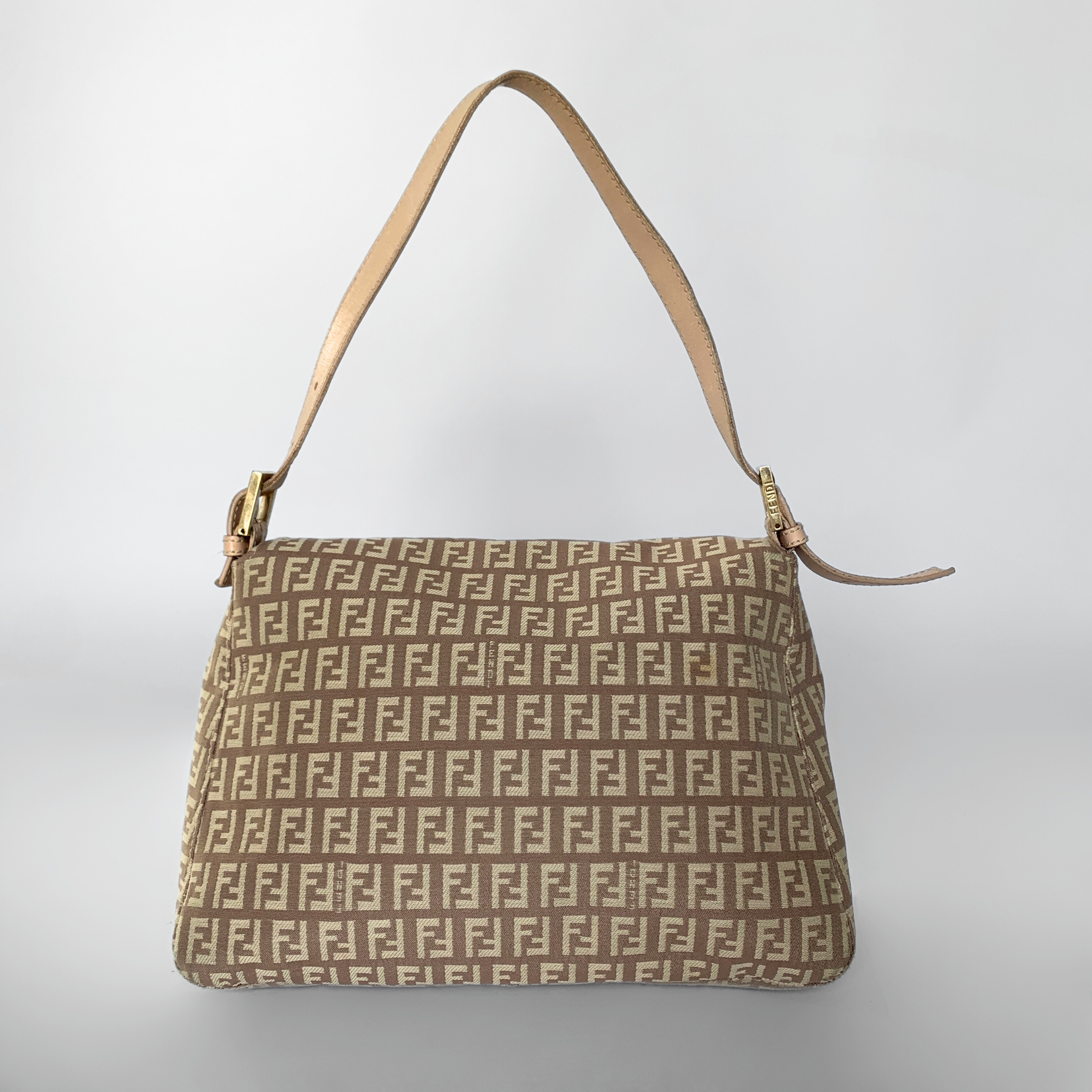 Fendi LS: Fendi Pochette Mamma Zucca Canvas - Shoulder bags - Etoile Luxury Vintage