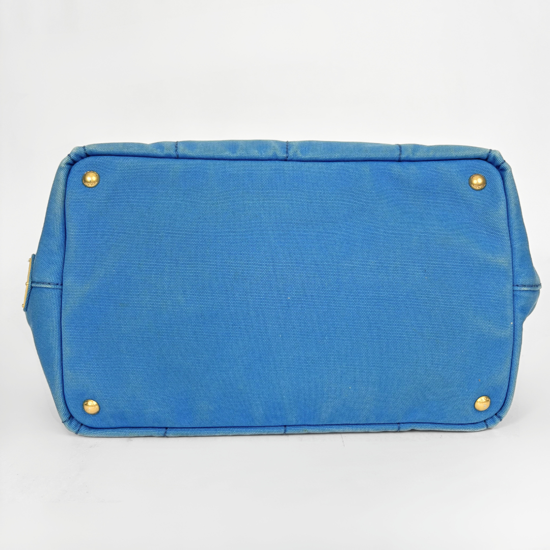 Prada Blue Tote Strap