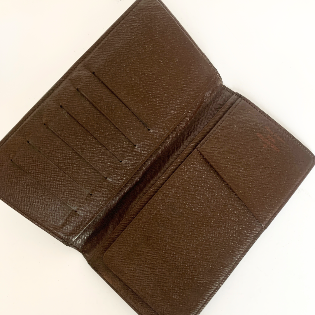 Louis Vuitton Louis Vuitton Portefeuille Damier Ebene Canvas - Wallets - Etoile Luxury Vintage