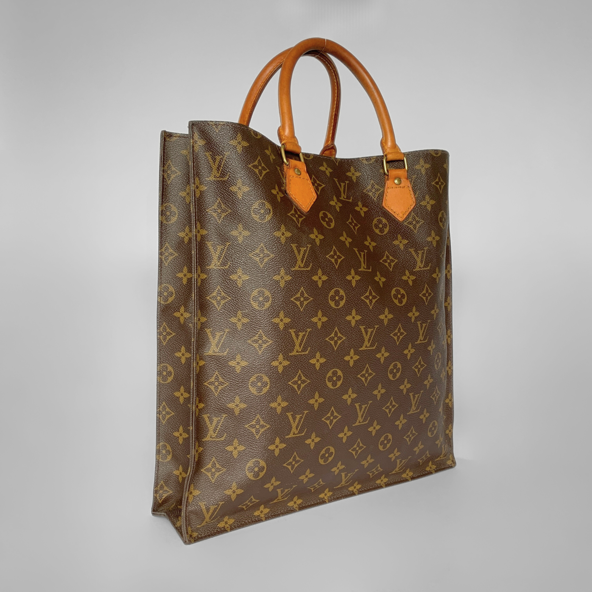 Louis Vuitton Louis Vuitton Sac Plat Monogram Canvas - Handbags - Etoile Luxury Vintage