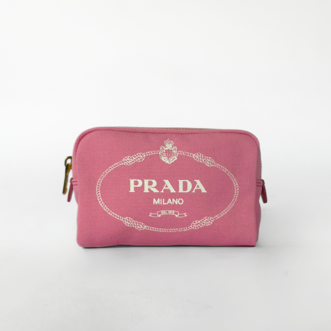 Prada Prada Canapa Toiletry Pouch - Pouch - Etoile Luxury Vintage