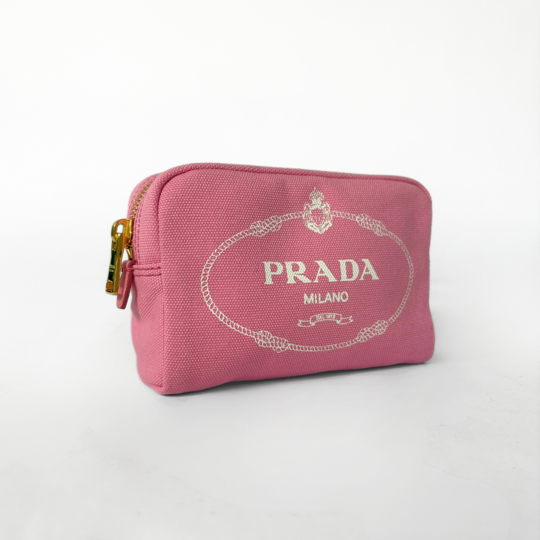 Prada Prada Canapa Toiletry Pouch - Pouch - Etoile Luxury Vintage