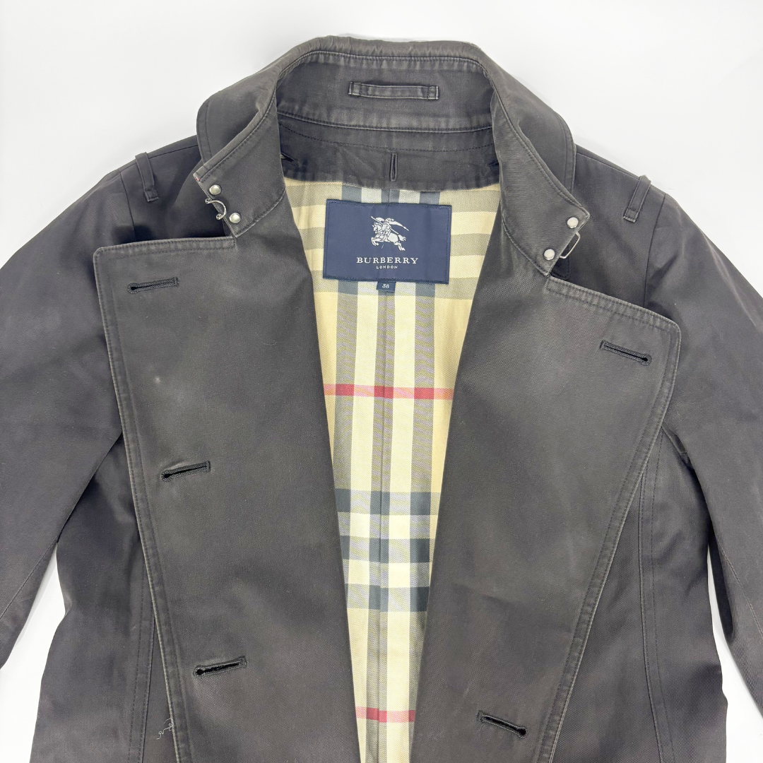 Burberry Black Trench Coat Wat