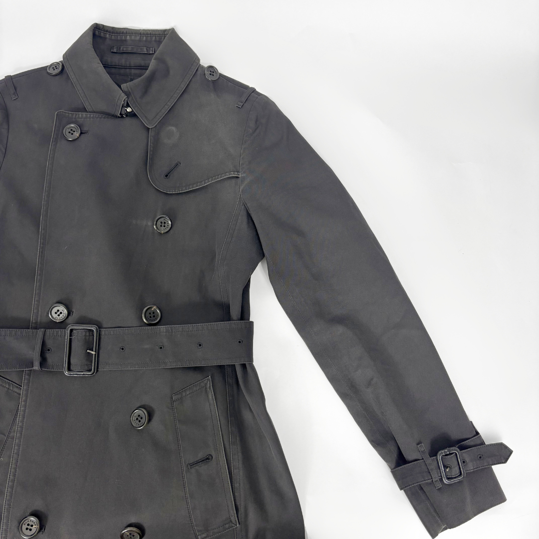 Burberry Black Trench Coat Wat