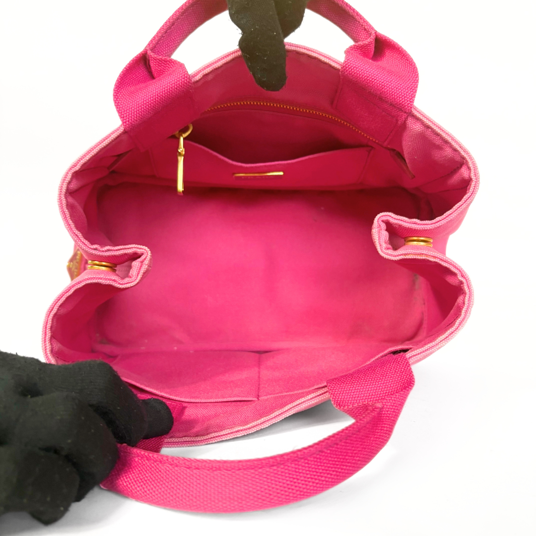 Louis Vuitton Prada Canapa Tote Small Canvas - Handbags - Etoile Luxury Vintage