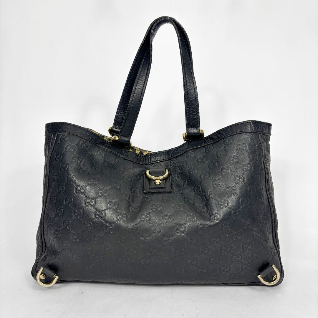 Gucci Black Leather Two Side Reversible