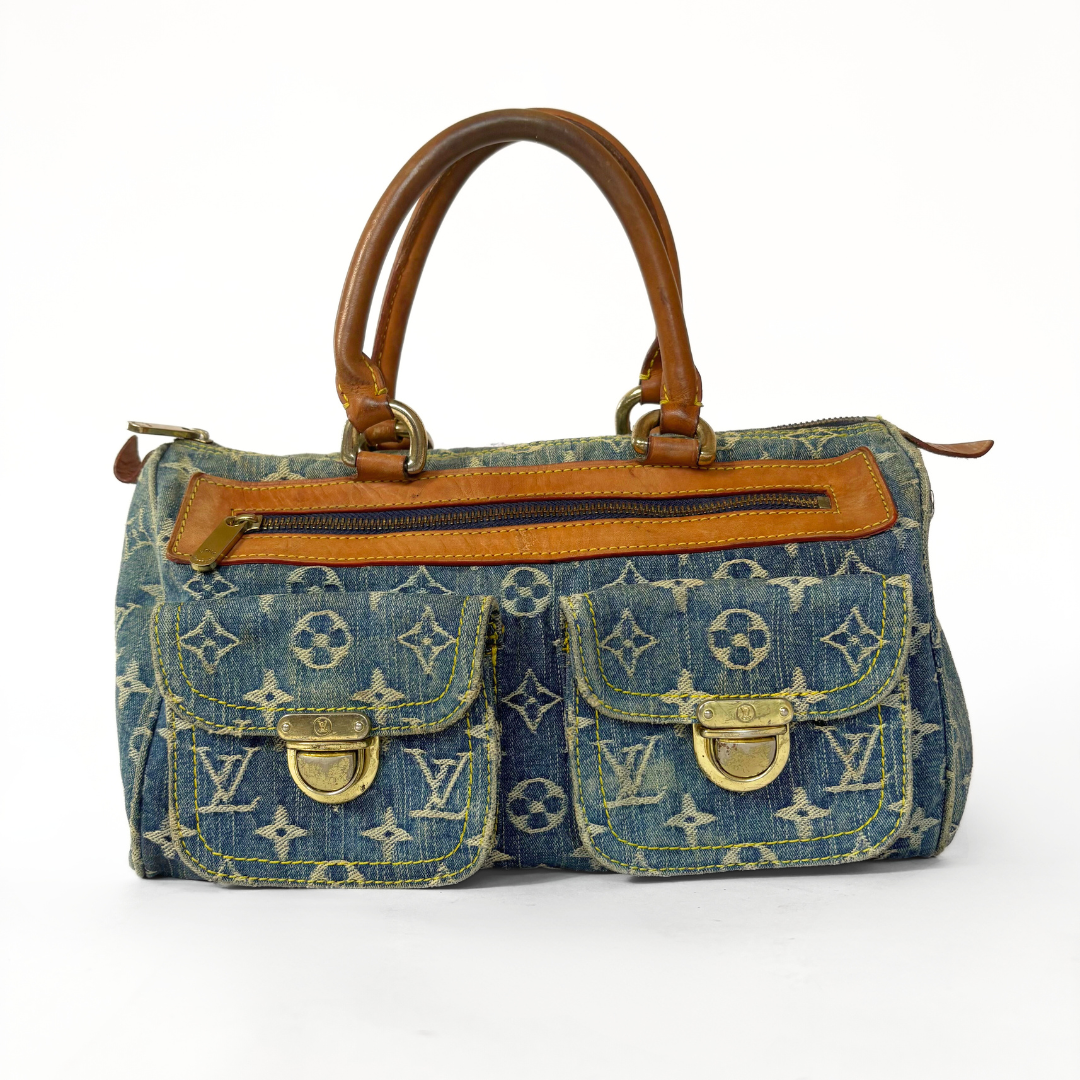 Louis Vuitton Louis Vuitton Neo Monogram Canvas Denim - Handbags - Etoile Luxury Vintage