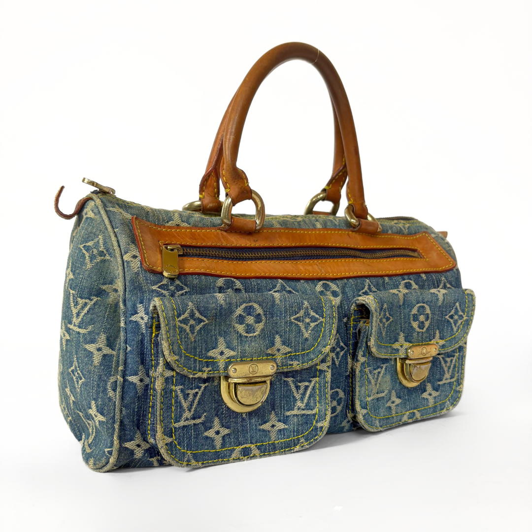 Louis Vuitton Louis Vuitton Neo Monogram Canvas Denim - Handbags - Etoile Luxury Vintage
