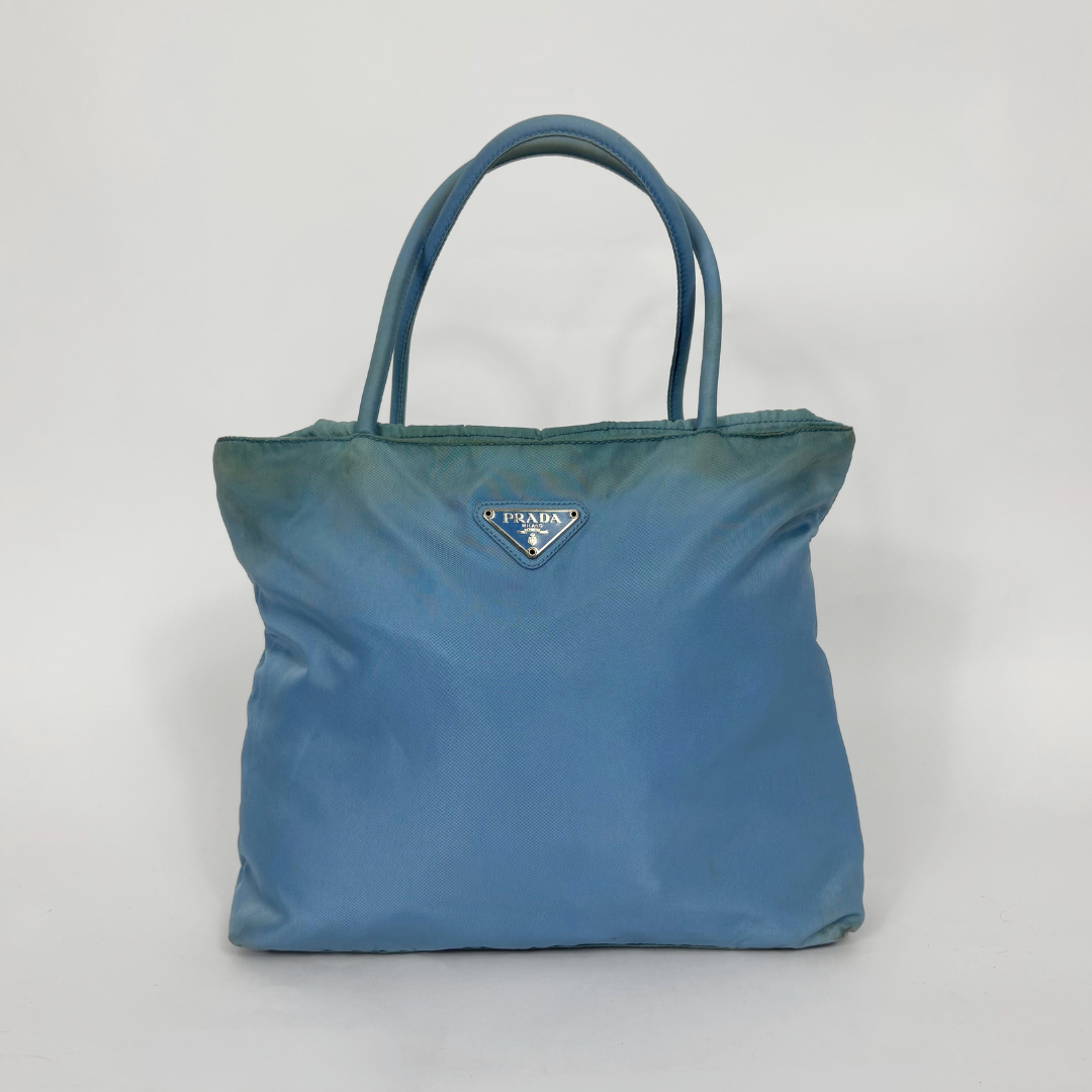 Prada Light Blue Shopper Small