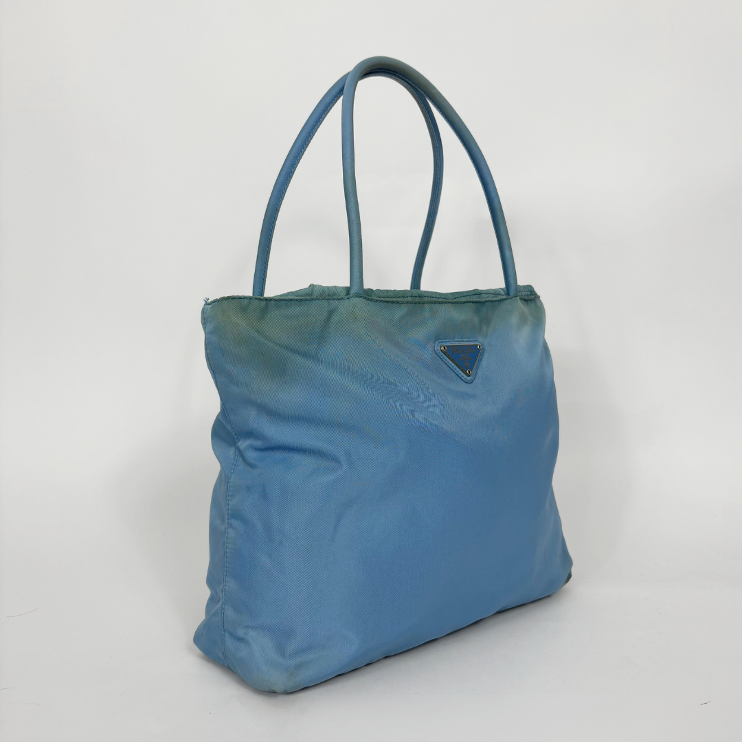 Prada Light Blue Shopper Small
