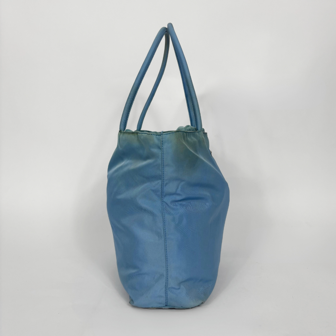 Prada Light Blue Shopper Small