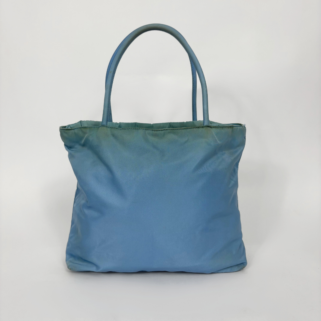 Prada Light Blue Shopper Small