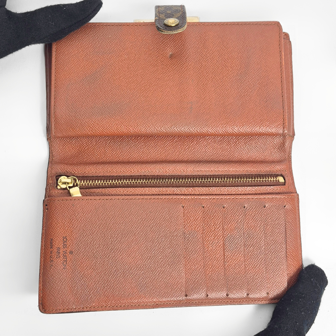 Louis Vuitton Clip Wallet Monogram Canvas