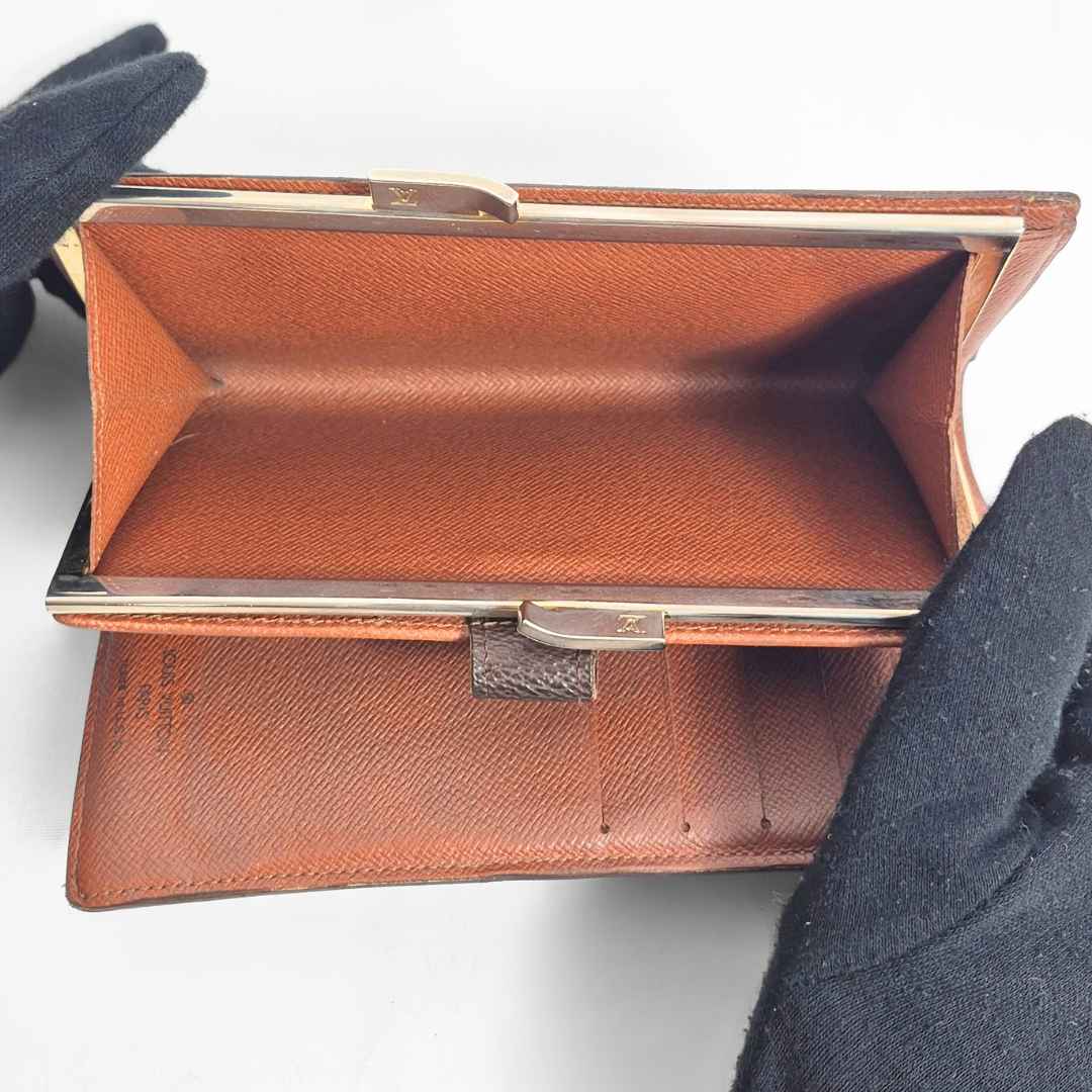 Louis Vuitton Clip Wallet Monogram Canvas