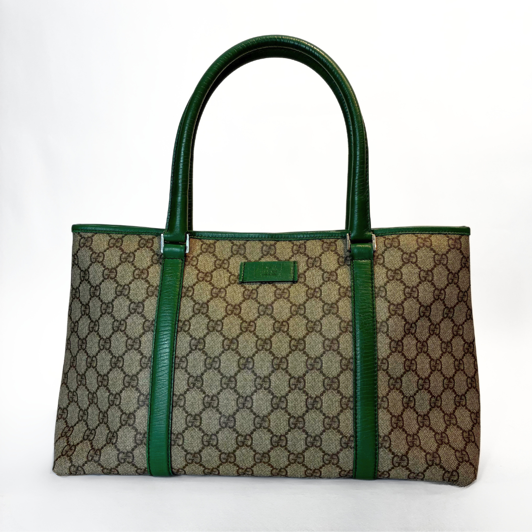 Gucci LS: Gucci Shopper Monogram Canvas - Shoulder Bags - Etoile Luxury Vintage