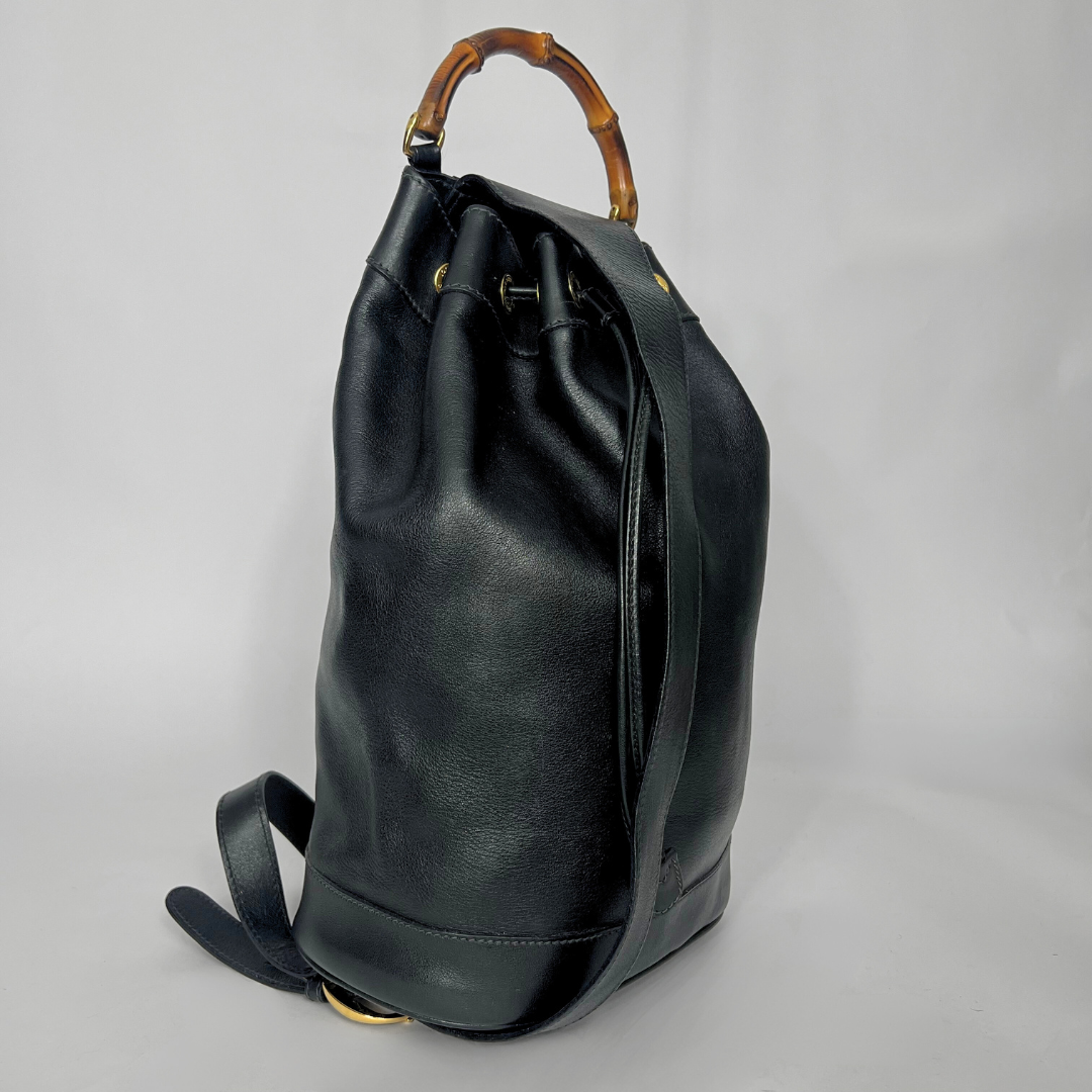 Gucci Leather Black Backpack
