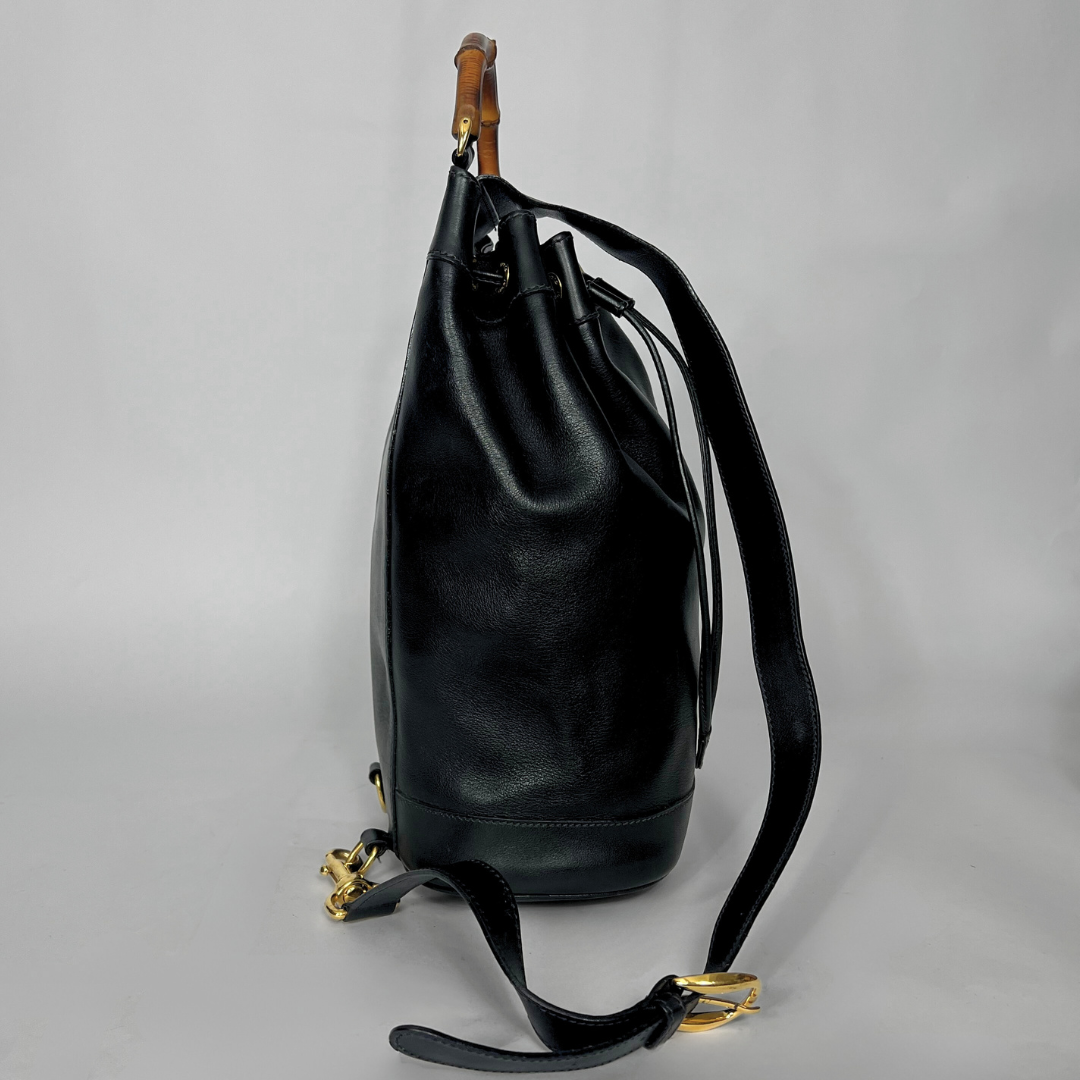 Gucci Leather Black Backpack