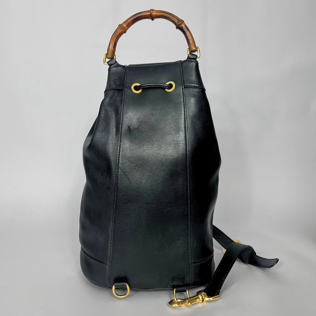 Gucci Leather Black Backpack
