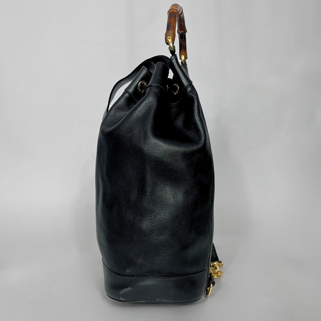 Gucci Leather Black Backpack