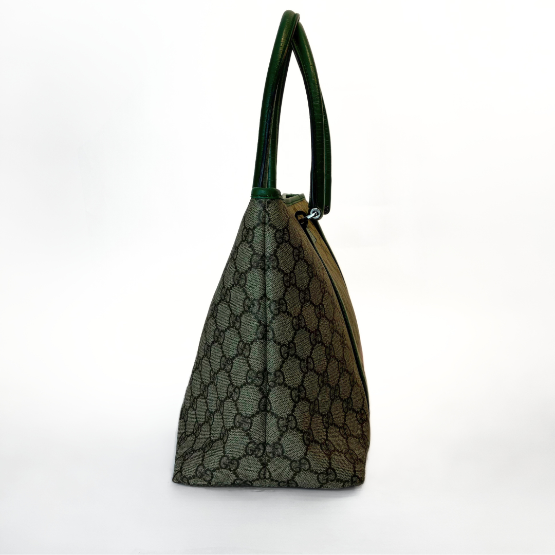 Gucci LS: Gucci Shopper Monogram Canvas - Shoulder Bags - Etoile Luxury Vintage