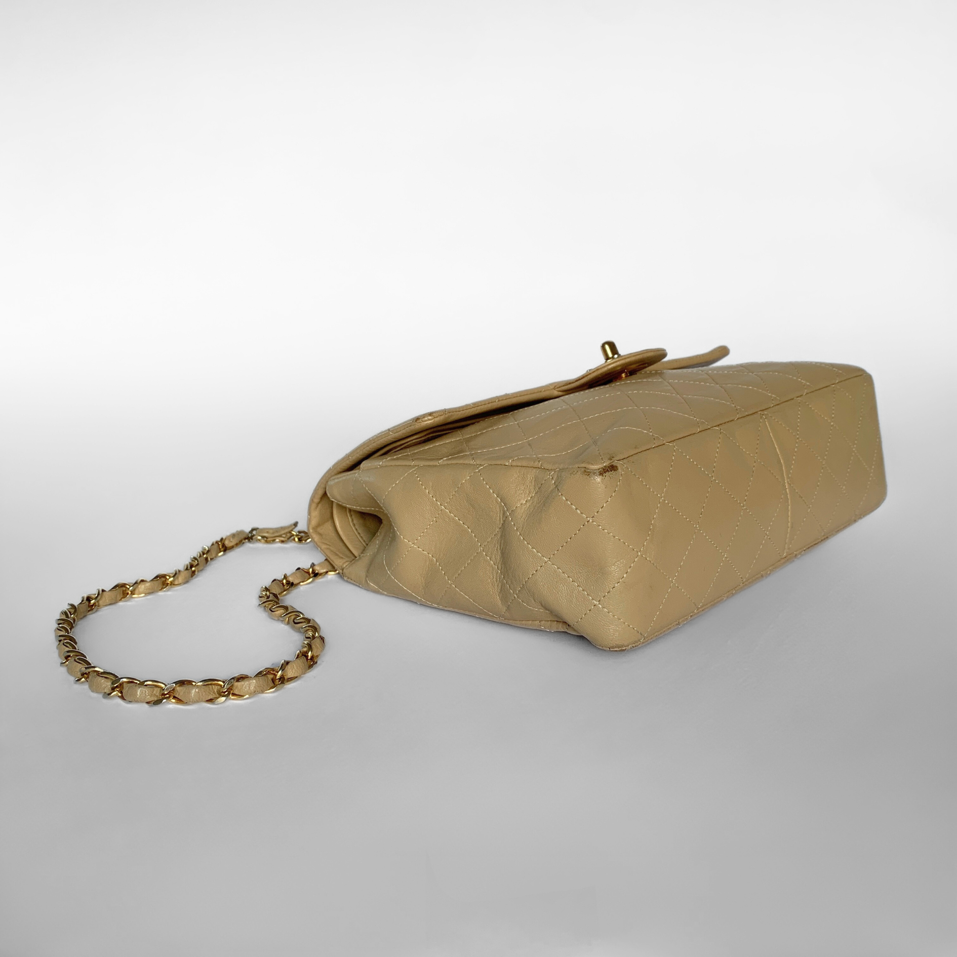 Chanel Chanel Classic Flap Bag Tall Lamsbkin Leather - Shoulder bags - Etoile Luxury Vintage