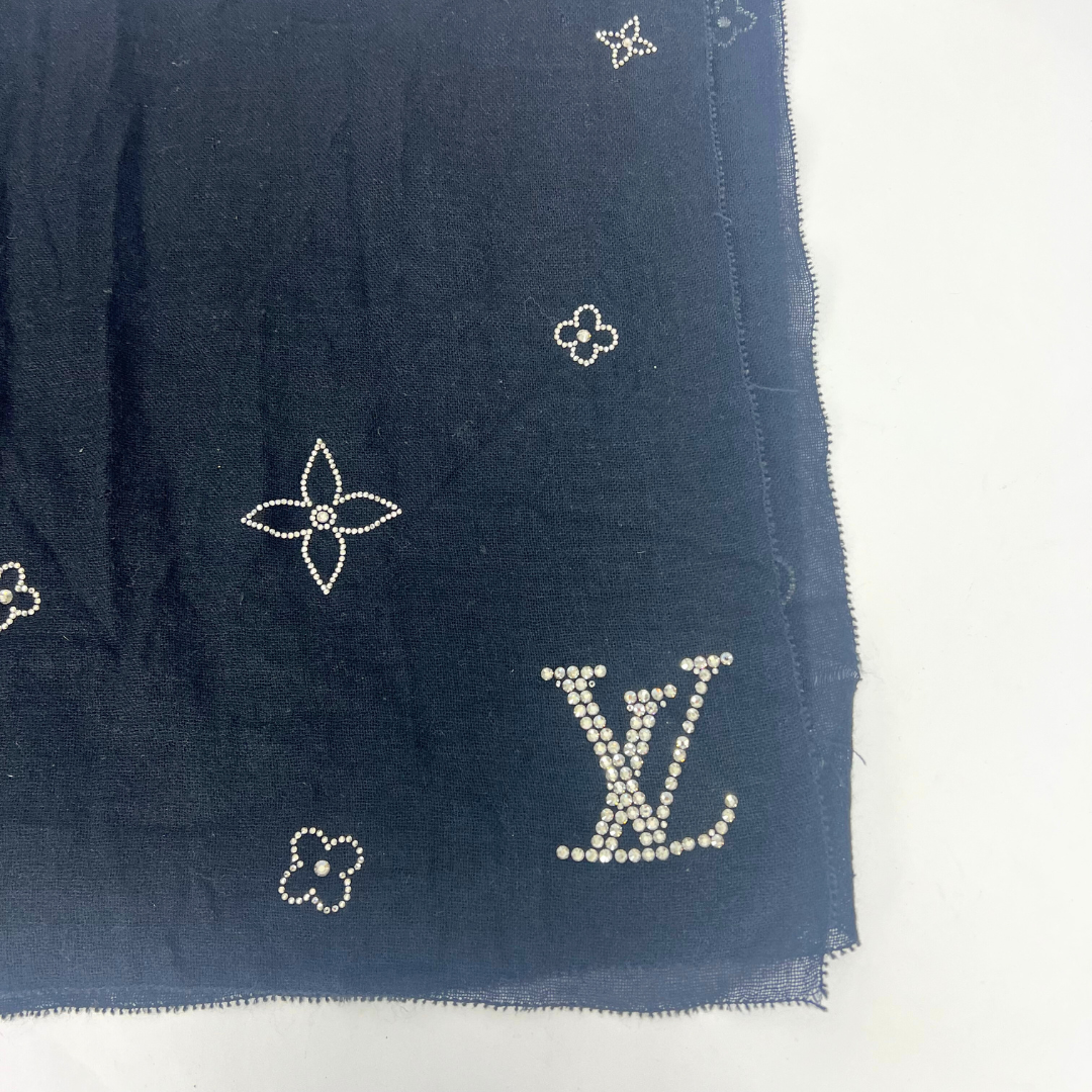 Louis Vuiton black scarf
