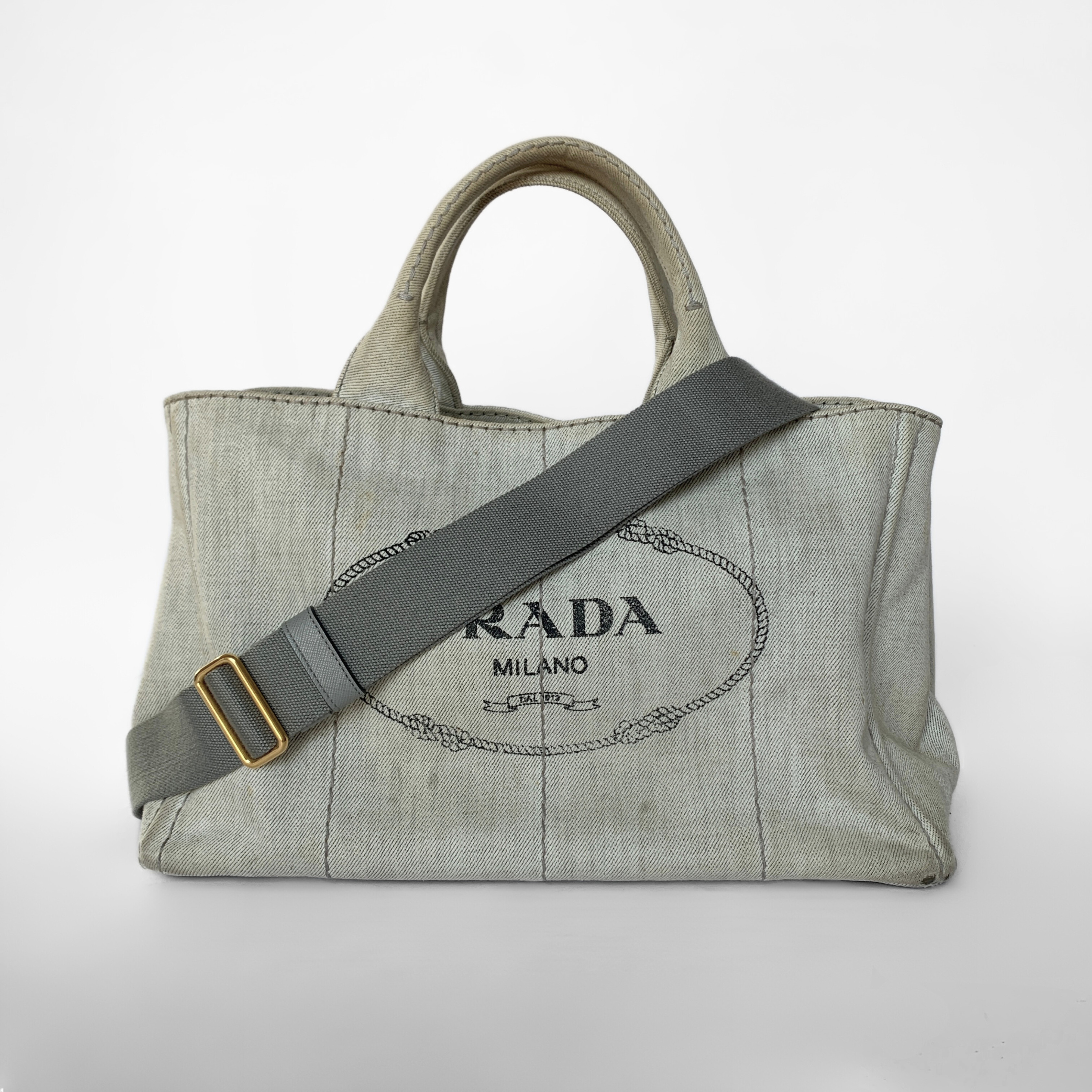Prada Prada Canapa Bag Denim - Handbags - Etoile Luxury Vintage