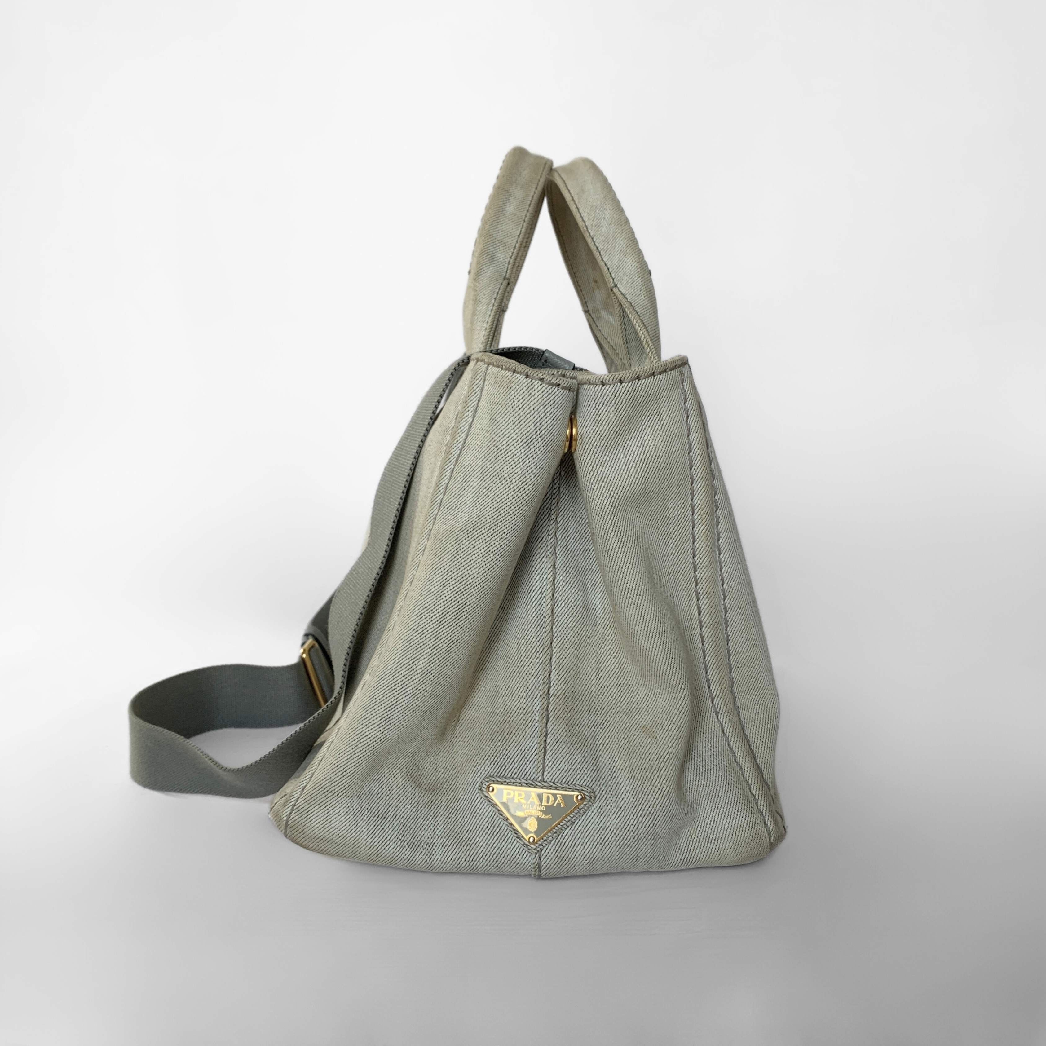 Prada Prada Canapa Bag Denim - Handbags - Etoile Luxury Vintage