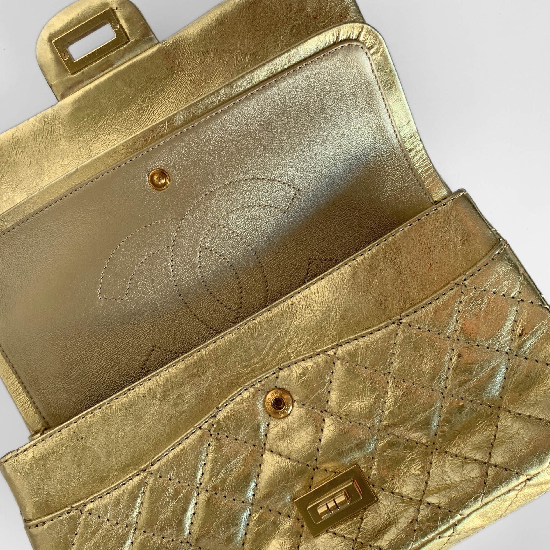 Chanel Chanel 2.55 Bag Aged Calfskin Leather - Shoulder bags - Etoile Luxury Vintage