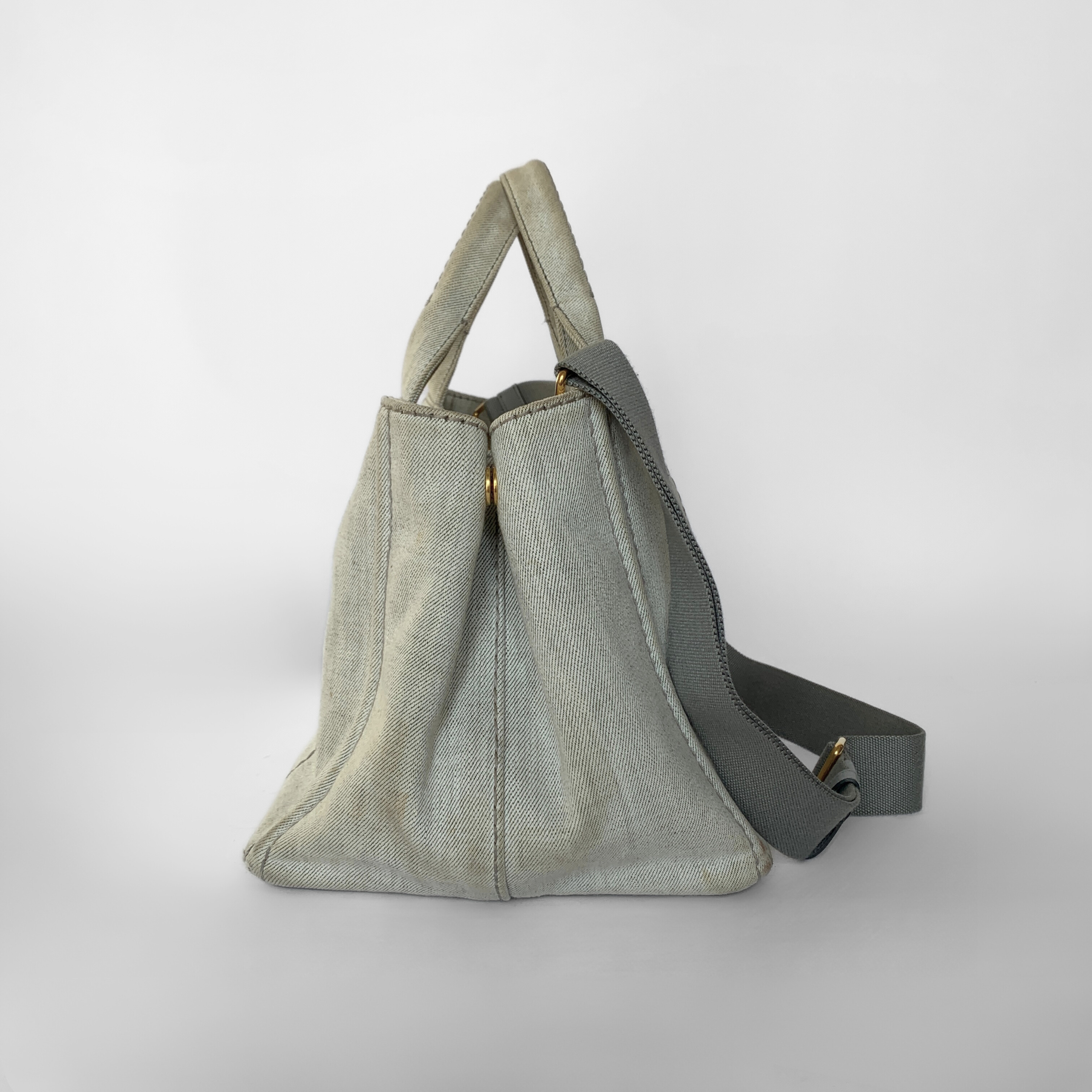 Prada Prada Canapa Bag Denim - Handbags - Etoile Luxury Vintage