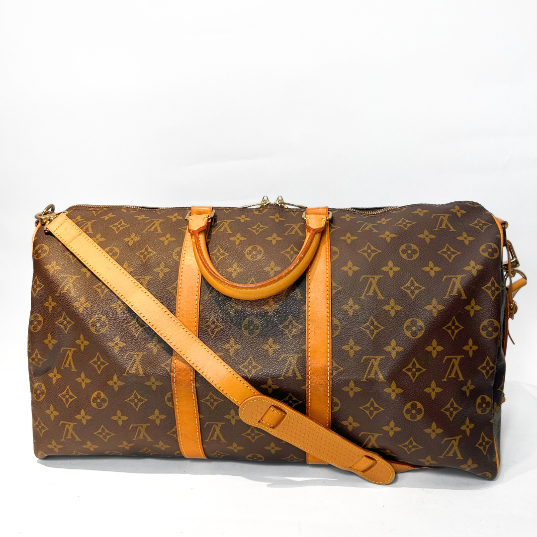 Louis Vuitton Louis Vuitton Keepall 50 Strap Monogram Canvas - Travel bags - Etoile Luxury Vintage
