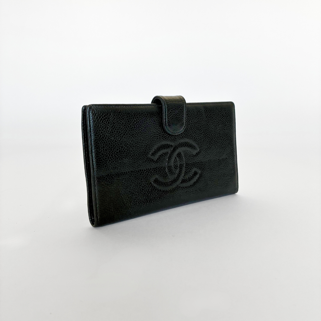 Chanel Chanel Wallet Large Caviar Leather - Wallets - Etoile Luxury Vintage