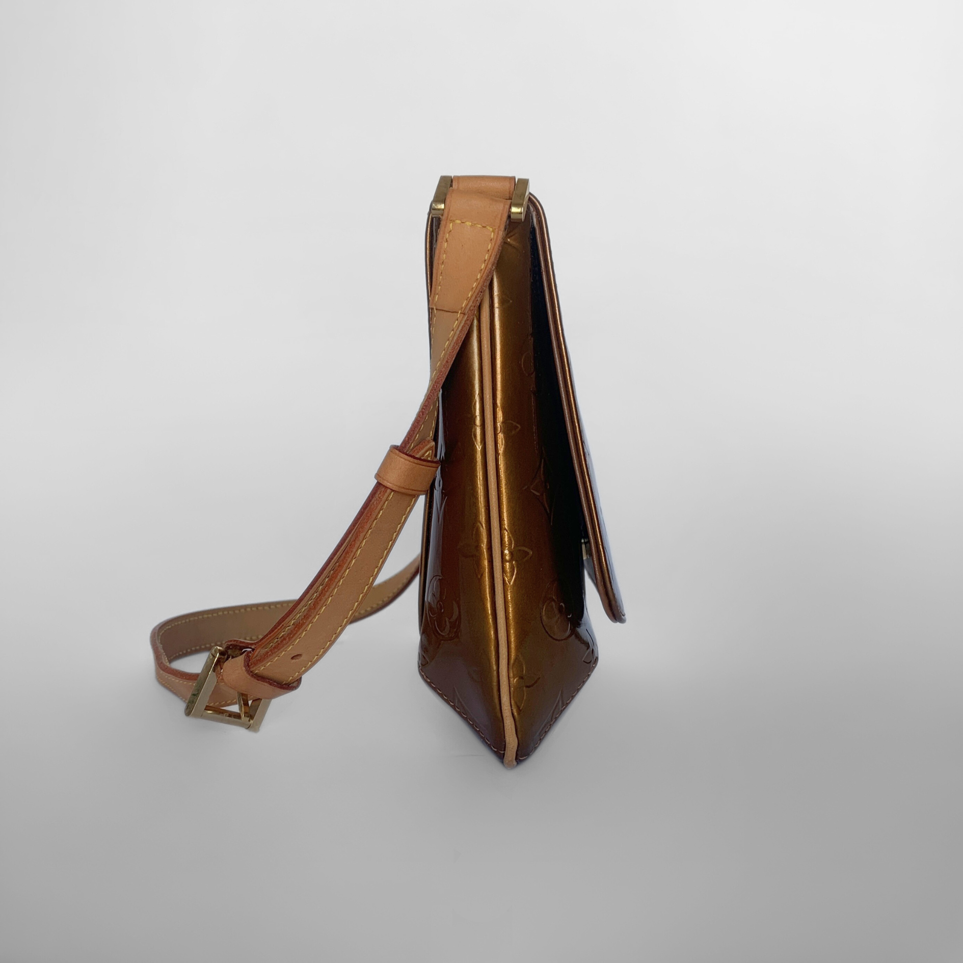 Louis Vuitton Louis Vuitton Musette Tango Vernis Leather - Shoulder bags - Etoile Luxury Vintage