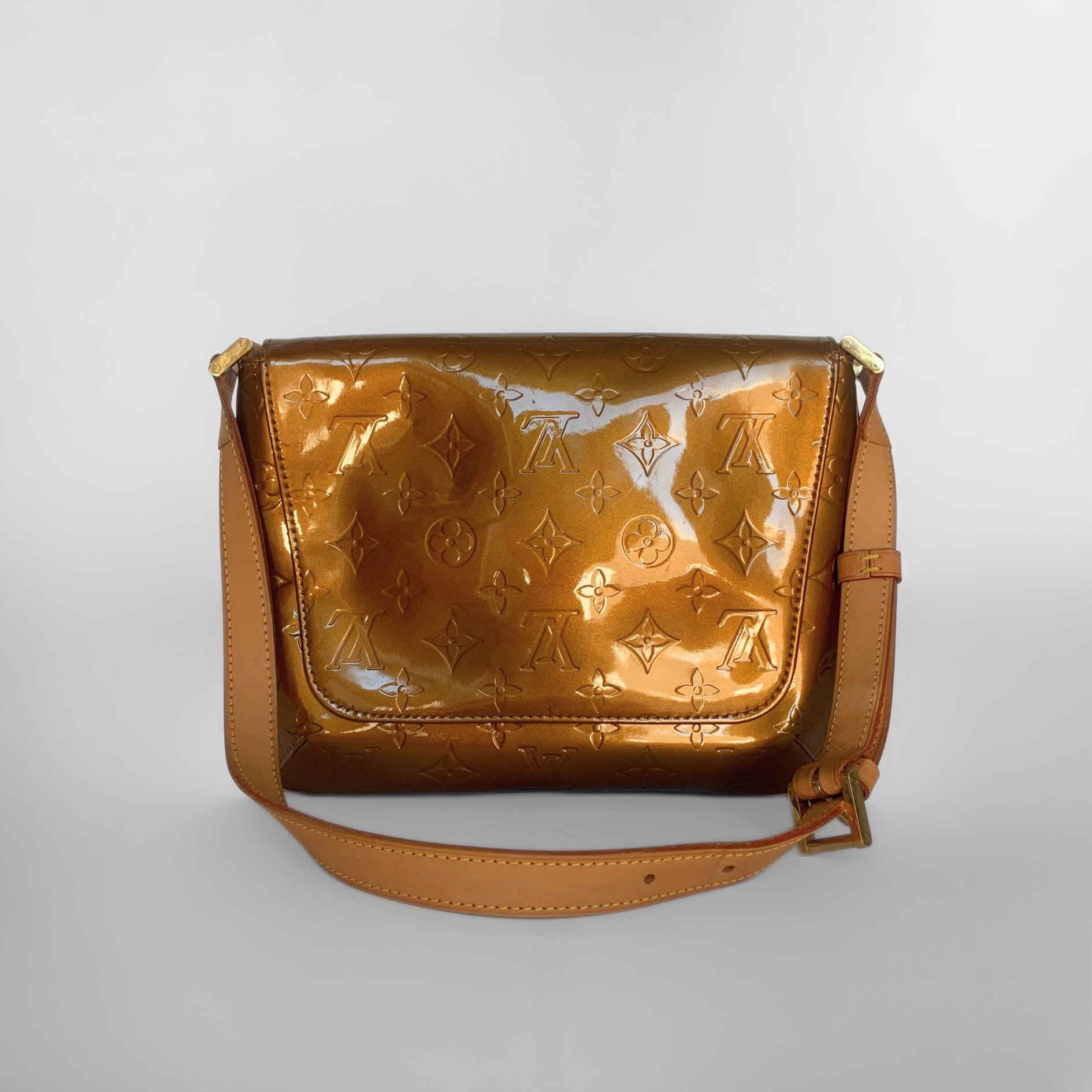 Louis Vuitton Louis Vuitton Musette Tango Vernis Leather - Shoulder bags - Etoile Luxury Vintage