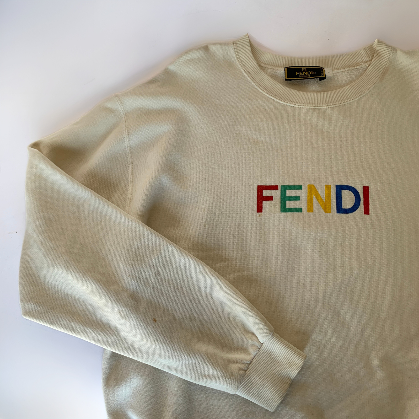 Fendi LS: Fendi Sweater Multicolor Cotton - Clothing - Etoile Luxury Vintage