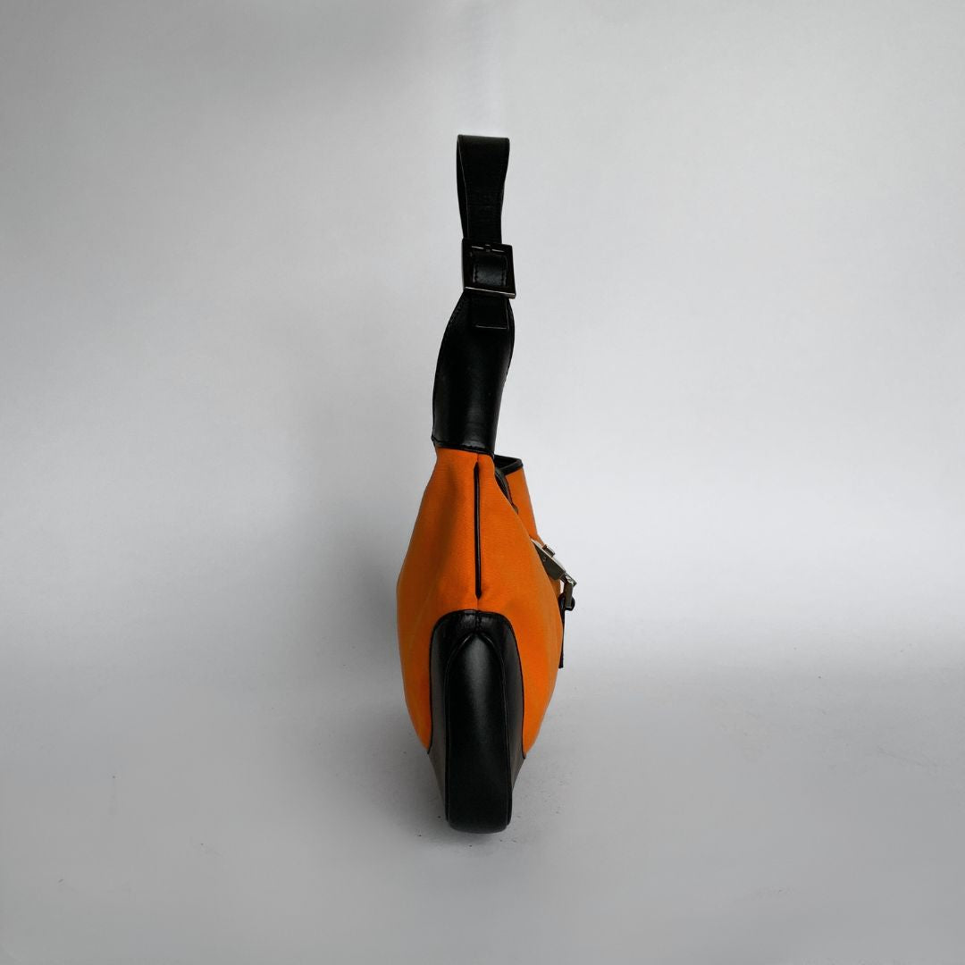 Gucci LS: Gucci Jackie Bicolor Cloth - Shoulder bags - Etoile Luxury Vintage