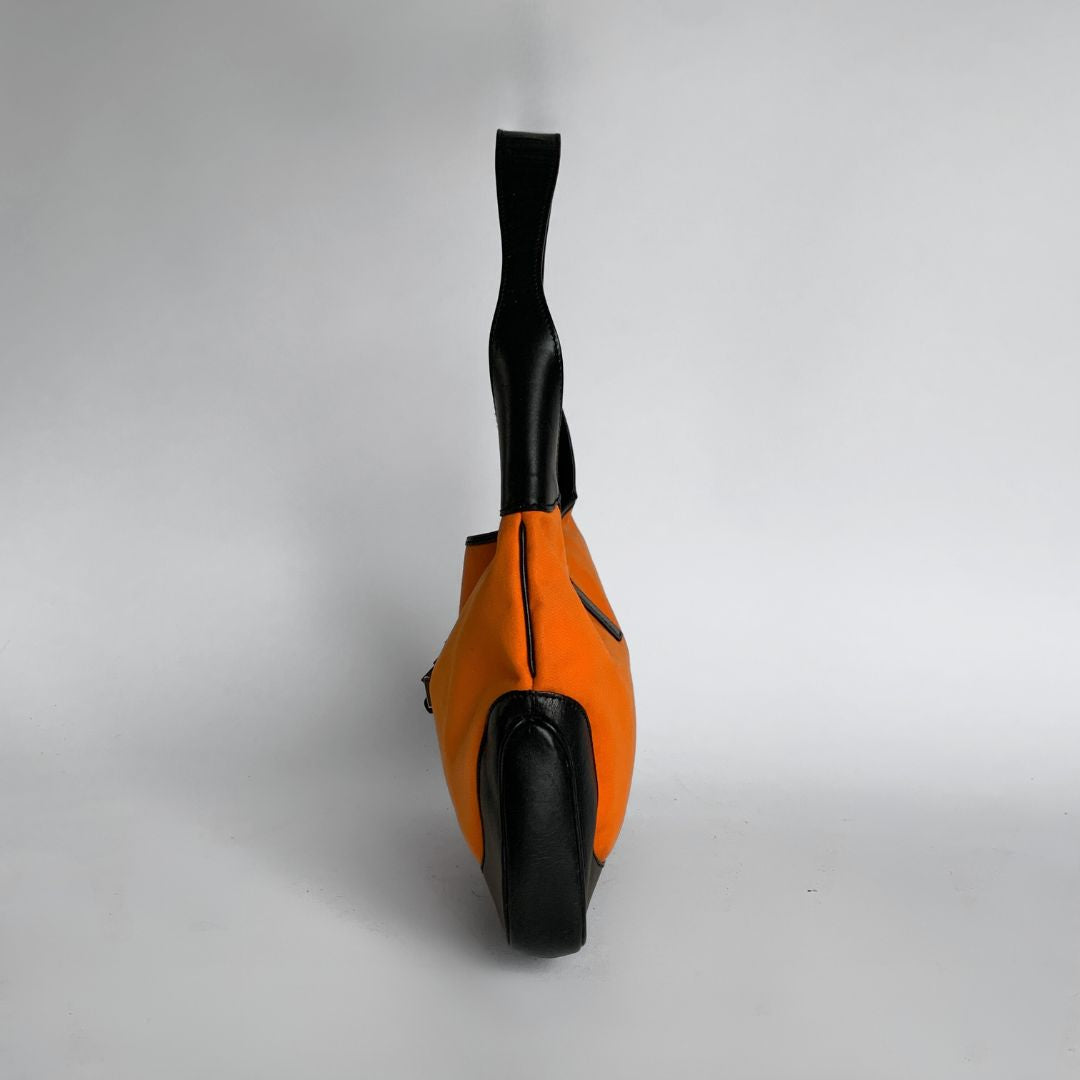 Gucci LS: Gucci Jackie Bicolor Cloth - Shoulder bags - Etoile Luxury Vintage