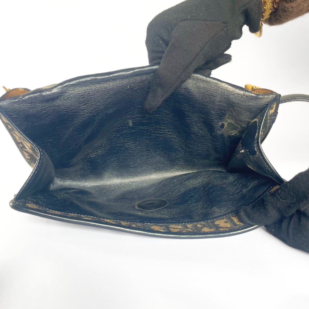 Dior Dior Shoulder Bag Oblique Canvas - Shoulder bags - Etoile Luxury Vintage