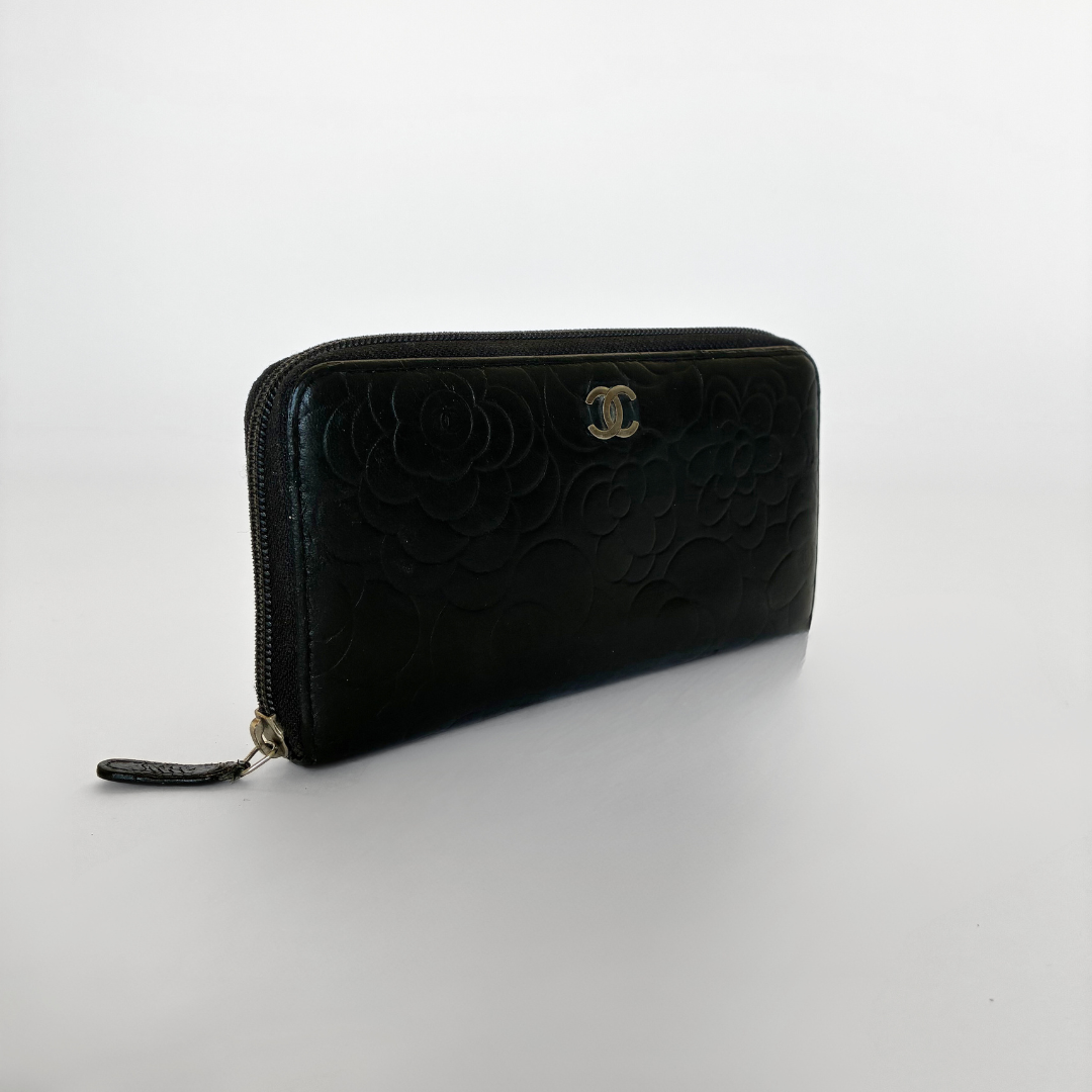 Chanel Chanel Camelia Wallet Large Lambskin Leather - Wallets - Etoile Luxury Vintage